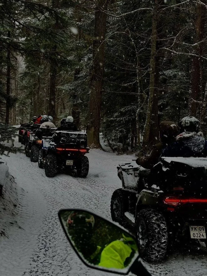 Квадрациклы и квадрогиганты в Архызе